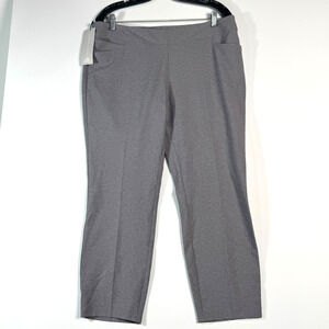 NWT Adidas Ultimate Adistar Women Gray Golf Pants Size L Performance Stretch‎